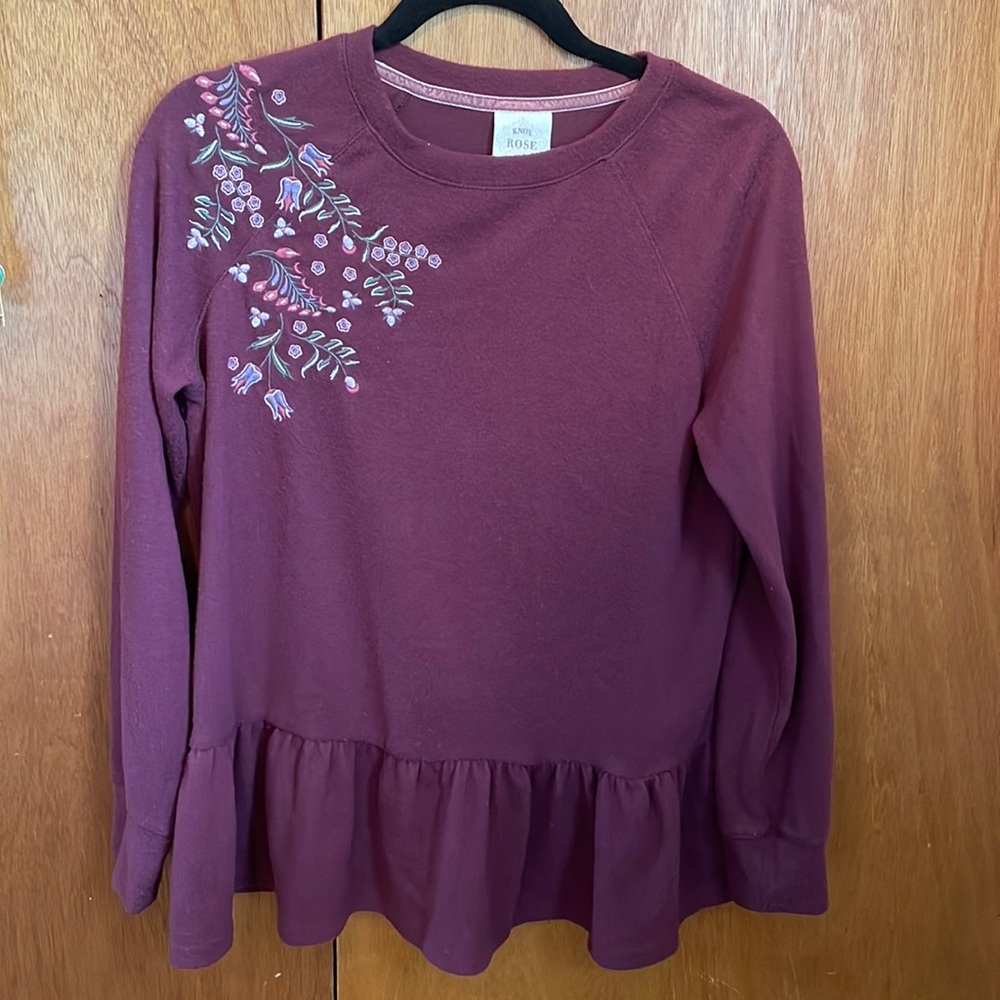 Knox rose peplum top